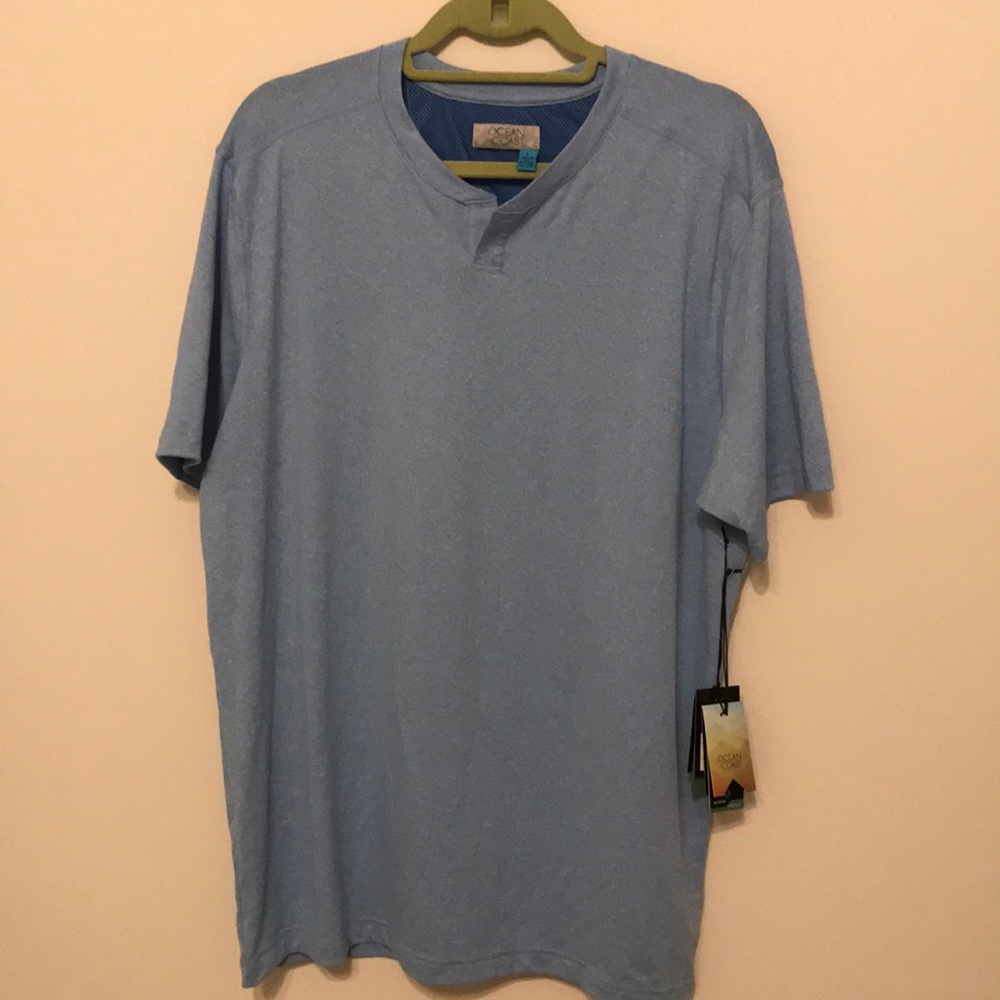Ocean + Coast split crewneck shirt